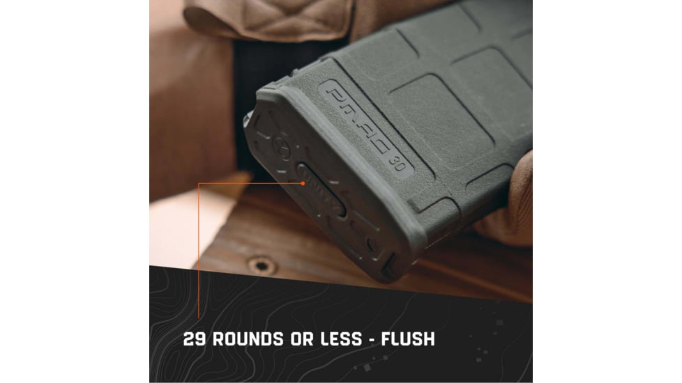 Unity Tactical WZL, Full Magazine Indicator, Compatible With All Gen 2 and Gen 3 Magpul Pmags for 556 and 300 Blackout, Matte Finish