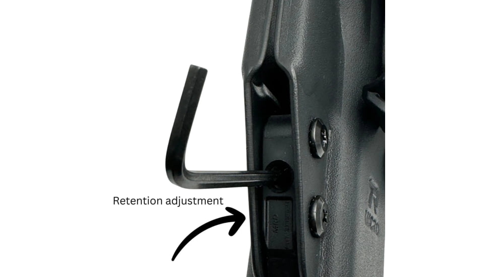 Universal Kydex, IWB Black Kydex, Belt Clip Fits Standart Sized Handguns,OWB Belt Kydex Holster, Right Hand