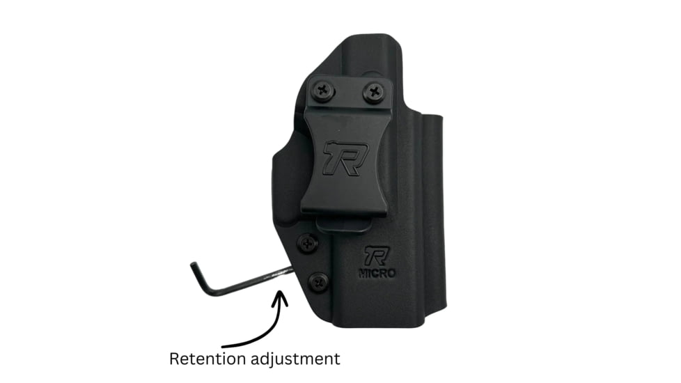 Universal Kydex, IWB Black Kydex, Belt Clip Fits Standart Sized Handguns,OWB Belt Kydex Holster, Right Hand