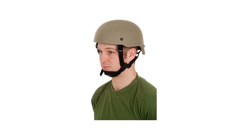 United Shield Spec Ops Ballistic Helmet Level IIIA w/ 4pt Harness System, Tan, Large SPEC OPS-IIIA-TN-LG