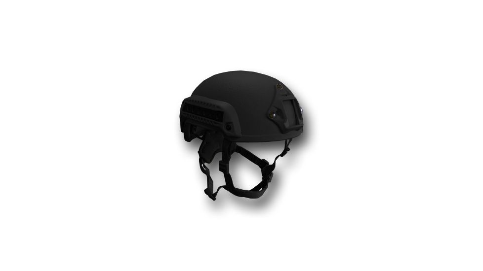 United Shield Sprint Ballistic Helmet Level IIIA w/ 4pt Harness System, Black, Medium SPRINT-IIIA-BK-MD