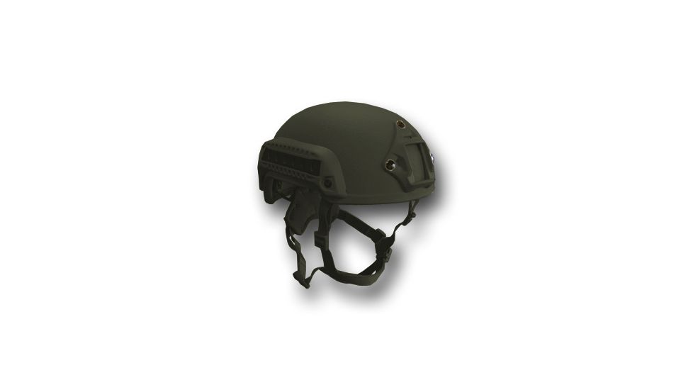 United Shield Sprint Ballistic Helmet Level IIIA w/ 4pt Harness System, OD Green, Medium SPRINT-IIIA-OD-MD