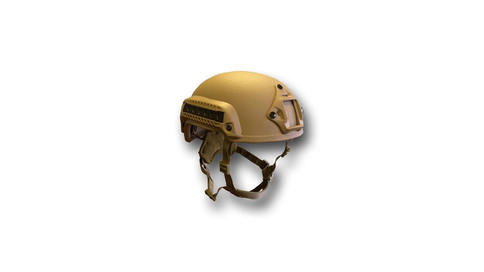 United Shield Sprint Ballistic Helmet Level IIIA w/ 4pt Harness System, Tan, Medium SPRINT-IIIA-TN-MD