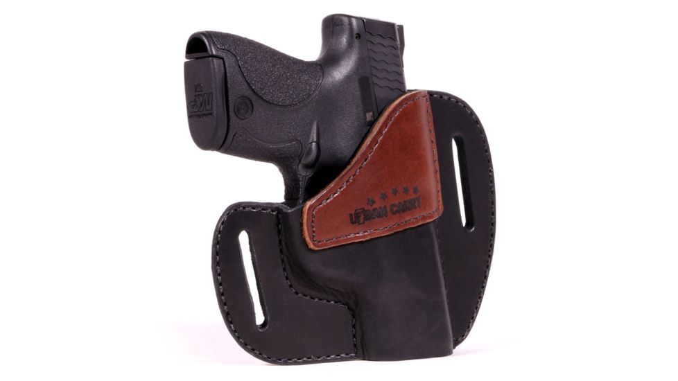 Urban Carry CarryPro OWB for Shield 9, Shield 40, XDs, Glock 43, Right Hand, Brown / Black uc-OWB-04-brbk