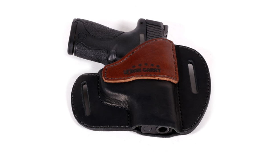 Urban Carry CarryPro OWB for Springfield XD 4 in Mod2, XD-40 /4 in, XD-9 /4 in, XDM-40 /3.8 in, Right Hand, Brown / Black, uc-OWB-10-brbk