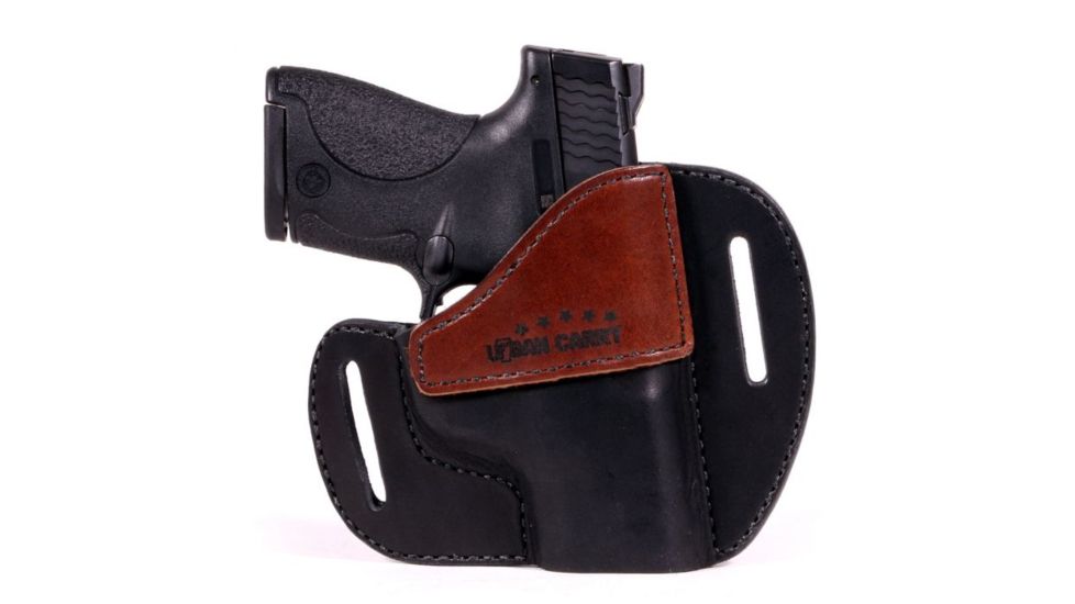 Urban Carry CarryPro OWB for Springfield XD 4 in Mod2, XD-40 /4 in, XD-9 /4 in, XDM-40 /3.8 in, Right Hand, Brown / Black, uc-OWB-10-brbk