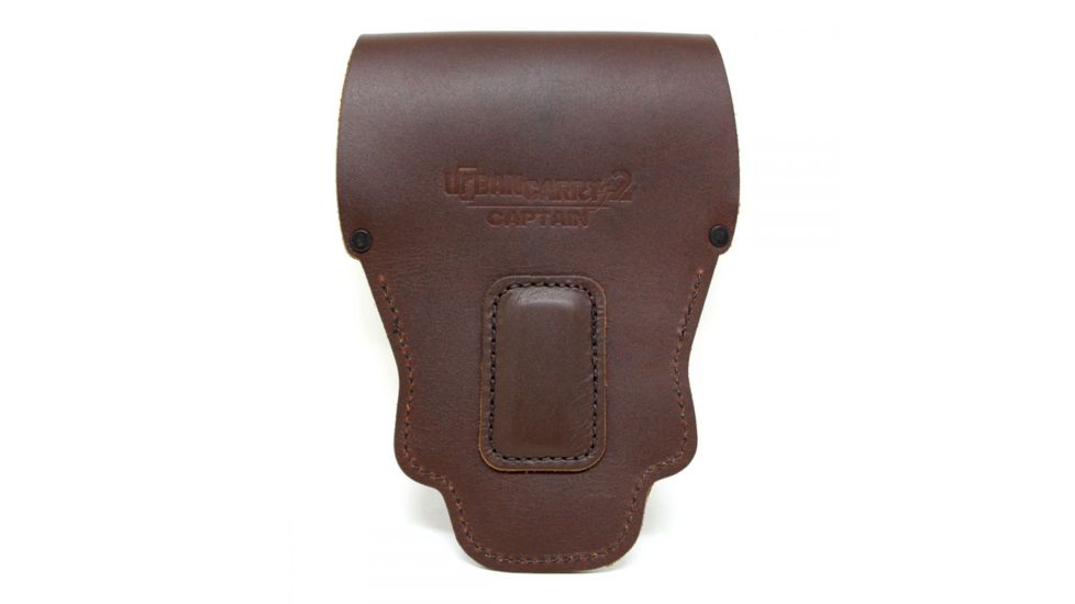 Urban Carry G2 Saddle Grade Leather Holster Laser, Brown, Captain UC-G2-LS-Br-CPT