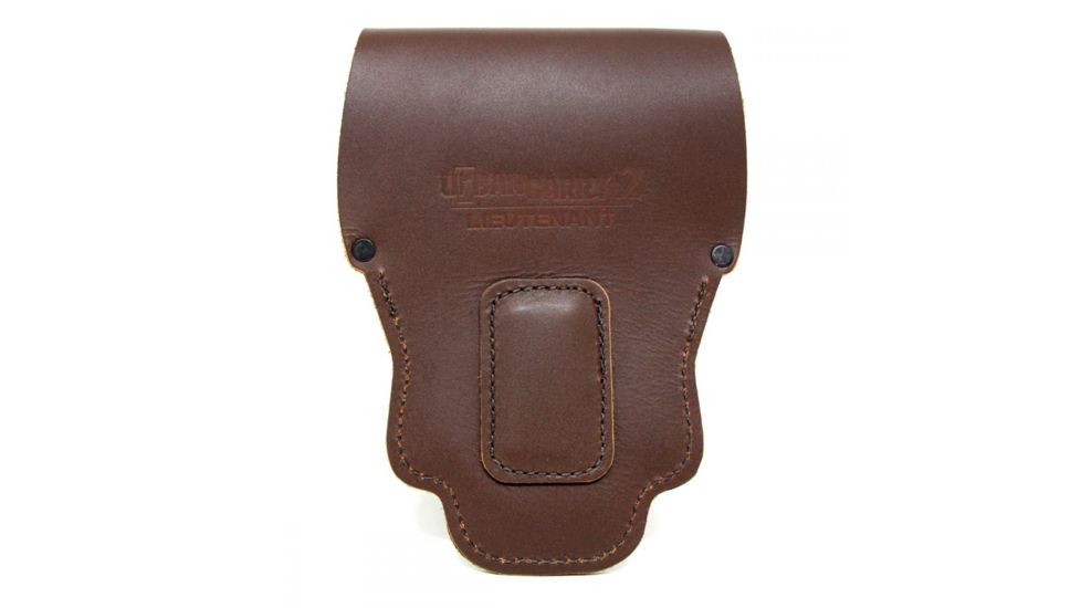 Urban Carry G2E English Bridle Leather Holster Laser, Brown, Lieutenant UC-G2e-LS-Br-LTA