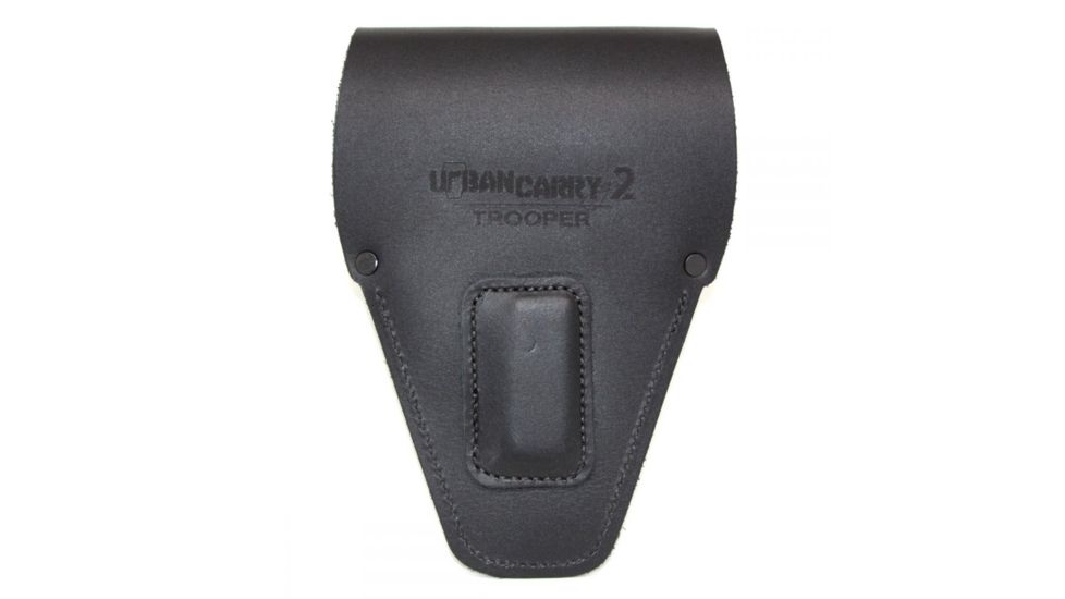 Urban Carry G2E English Bridle Leather Holster, Black, Trooper UC-G2e-Bk-TPR