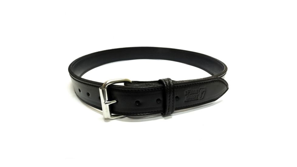 Urban Carry Heavy Duty 0.25 in Thick Singly-Ply Leather Gun Belt, Black, Belt 68 in /Waist 64 in UC-BLT-EB-Bk-68