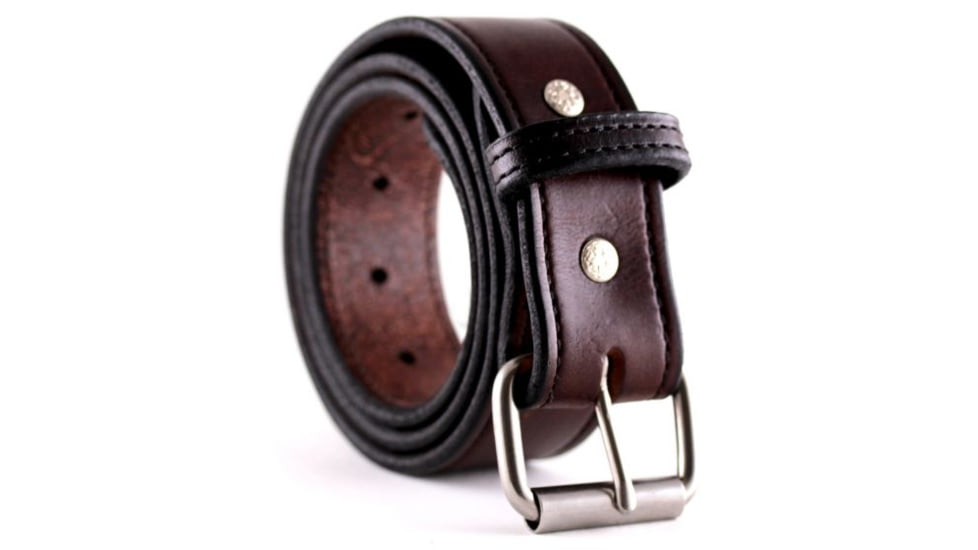 Urban Carry Heavy Duty 1/4in Thick English Bridle Leather Gun Belt, Brown, 68, 64in Waist, UC-BLT-EB-BR-68