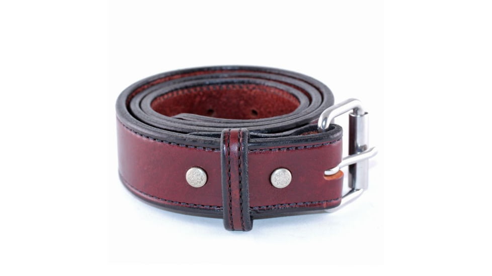 Urban Carry Heavy Duty 1/4in Thick English Bridle Leather Gun Belt, Cordovan, 64, 60in Waist, UC-BLT-EB-CO-64