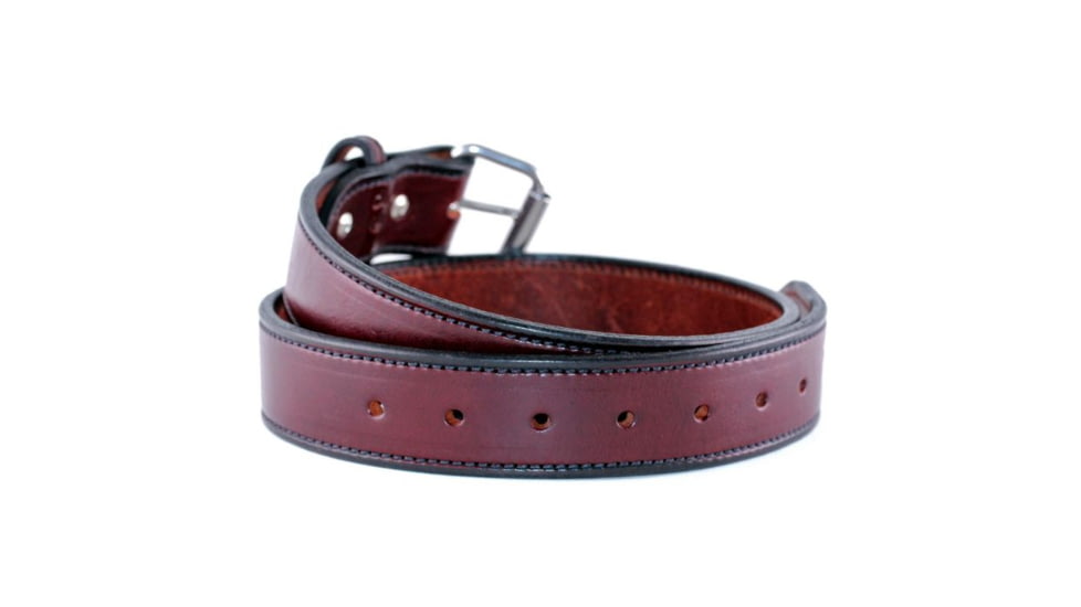 Urban Carry Heavy Duty 1/4in Thick English Bridle Leather Gun Belt, Cordovan, 64, 60in Waist, UC-BLT-EB-CO-64