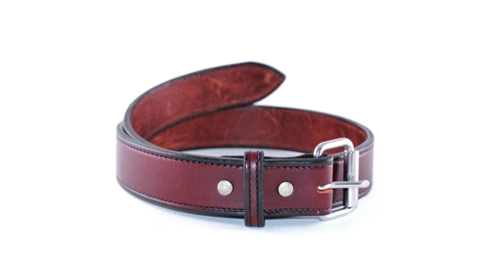 Urban Carry Heavy Duty 1/4in Thick English Bridle Leather Gun Belt, Cordovan, 64, 60in Waist, UC-BLT-EB-CO-64