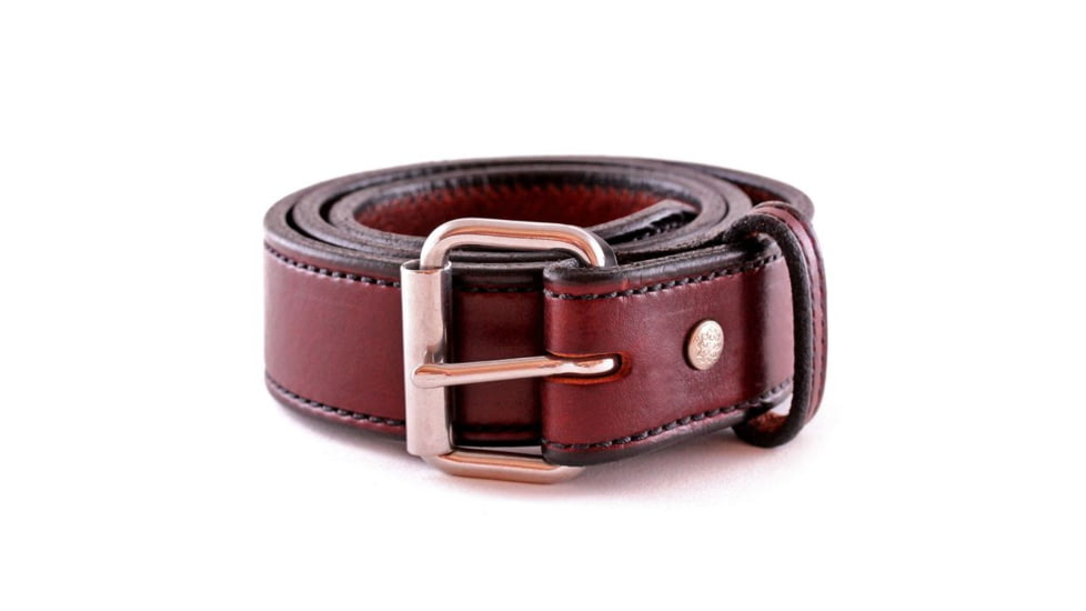 Urban Carry Heavy Duty 1/4in Thick English Bridle Leather Gun Belt, Cordovan, 64, 60in Waist, UC-BLT-EB-CO-64