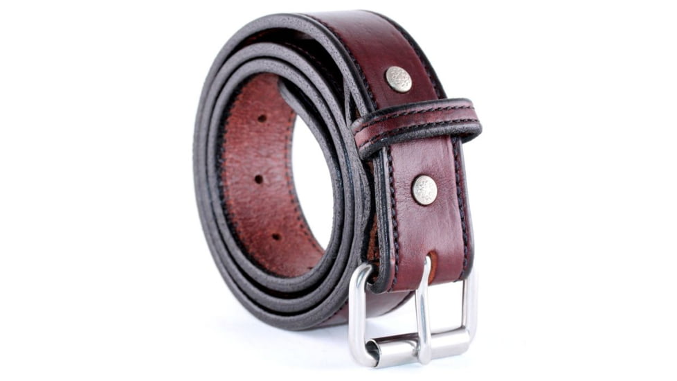 Urban Carry Heavy Duty 1/4in Thick English Bridle Leather Gun Belt, Cordovan, 64, 60in Waist, UC-BLT-EB-CO-64