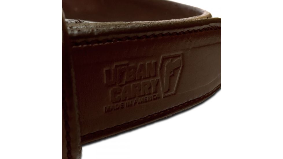 Urban Carry Heavy Duty EB Leather Gun Belt, 42in Waist, Brown, 46 UC-BLT-BR-42-EngBri, EDEMO2