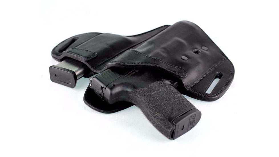 Urban Carry LockLeather OWB w/ Magazine Holster Size #207, Right Handed, Black, LL-OWBMG-207-BK-R