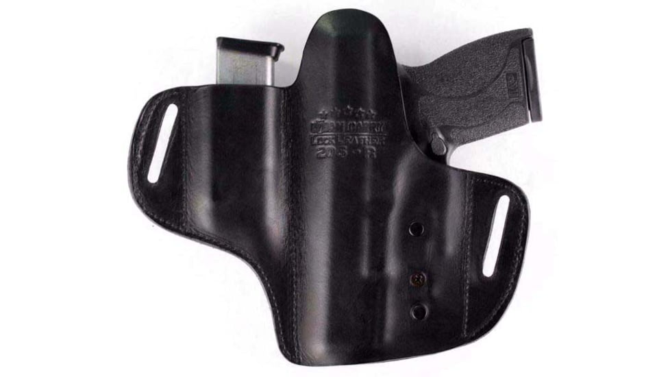 Urban Carry LockLeather OWB w/ Magazine Holster Size #207, Right Handed, Black, LL-OWBMG-207-BK-R