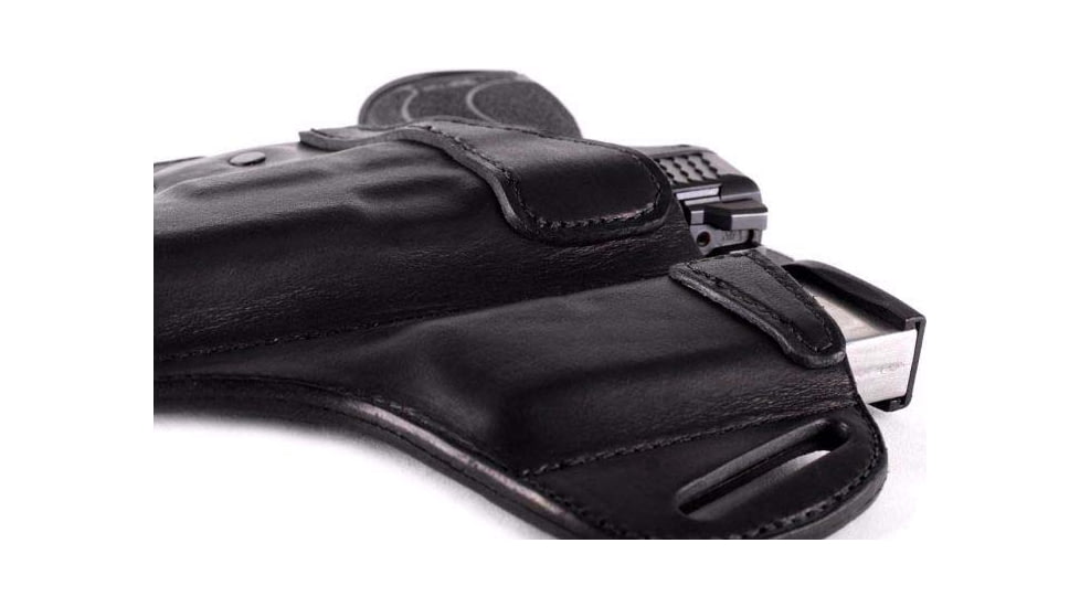 Urban Carry LockLeather OWB w/ Magazine Holster Size #207, Right Handed, Black, LL-OWBMG-207-BK-R