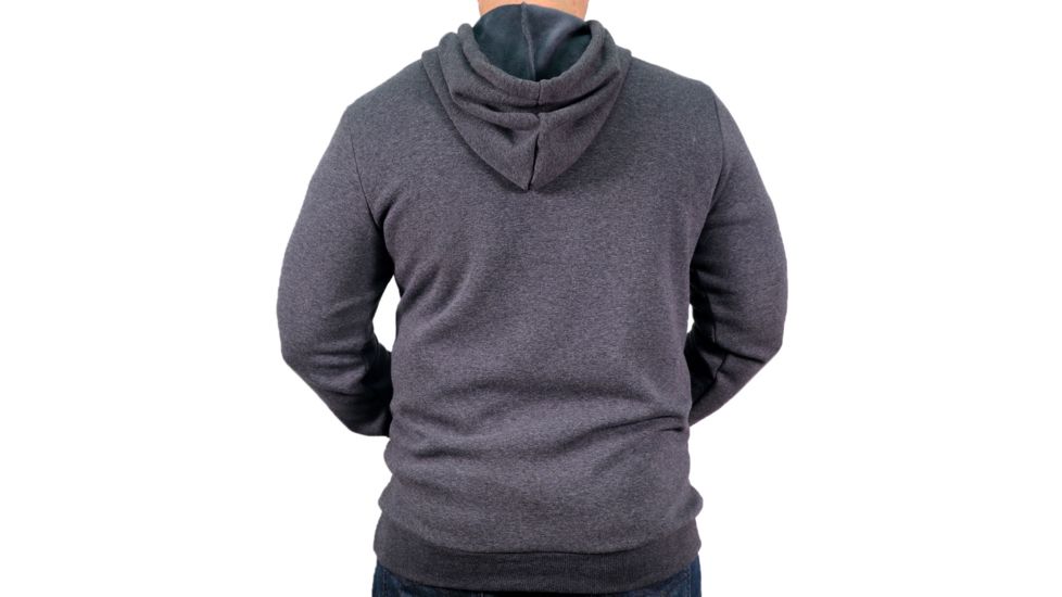 Urban Carry Plain w/ Logo Hoodie, Dark Gray, Small UC-Sht103