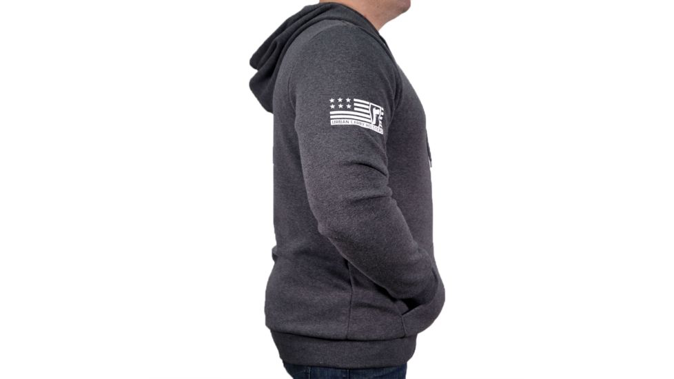 Urban Carry Plain w/ Logo Hoodie, Dark Gray, Small UC-Sht103