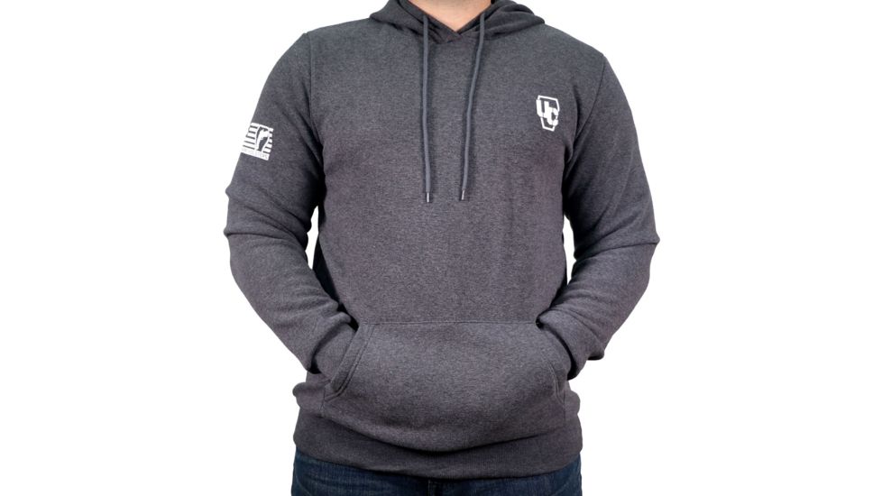 Urban Carry Plain w/ Logo Hoodie, Dark Gray, Small UC-Sht103