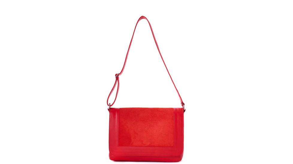 Urbn Chc Callisto Suede Kevlar Purse, Red Suede, Large, CALREDS002