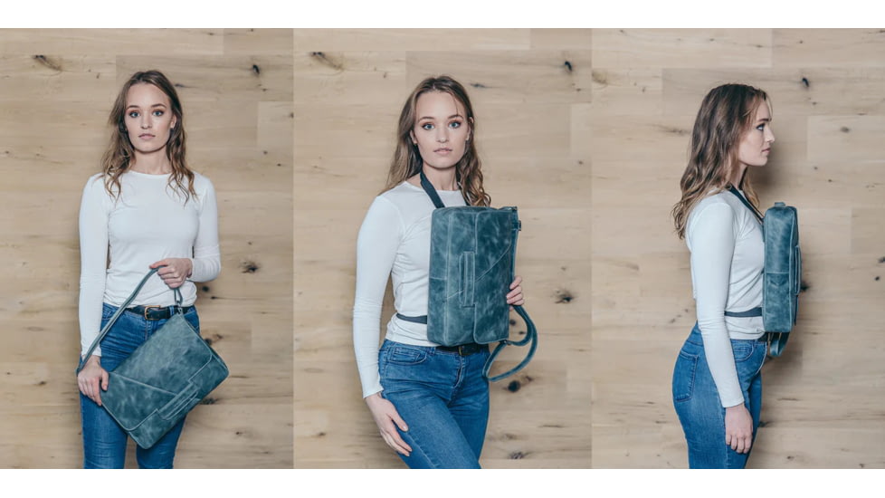 Urbn Chc Carme Bulletproof Purse, Cosmo Midnight Blue, Large, CARBLU/002