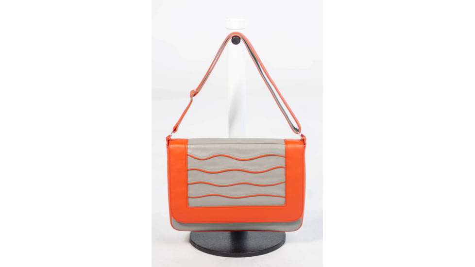 Urbn Chc Europa Bulletproof Purse, Orange/Grey, Large, EURORG/001
