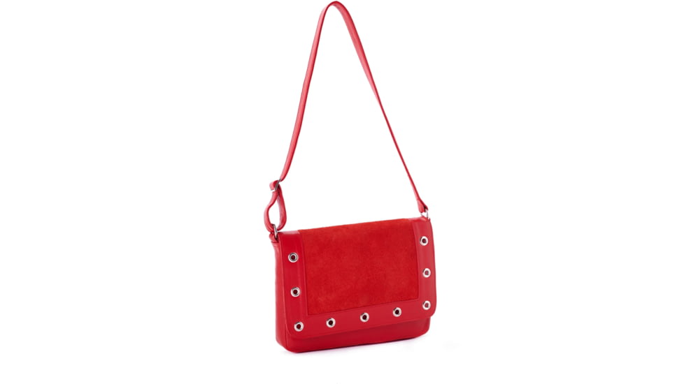 Urbn Chc Io Suede Kevlar Purse, Red Suede, Large, IOREDS002