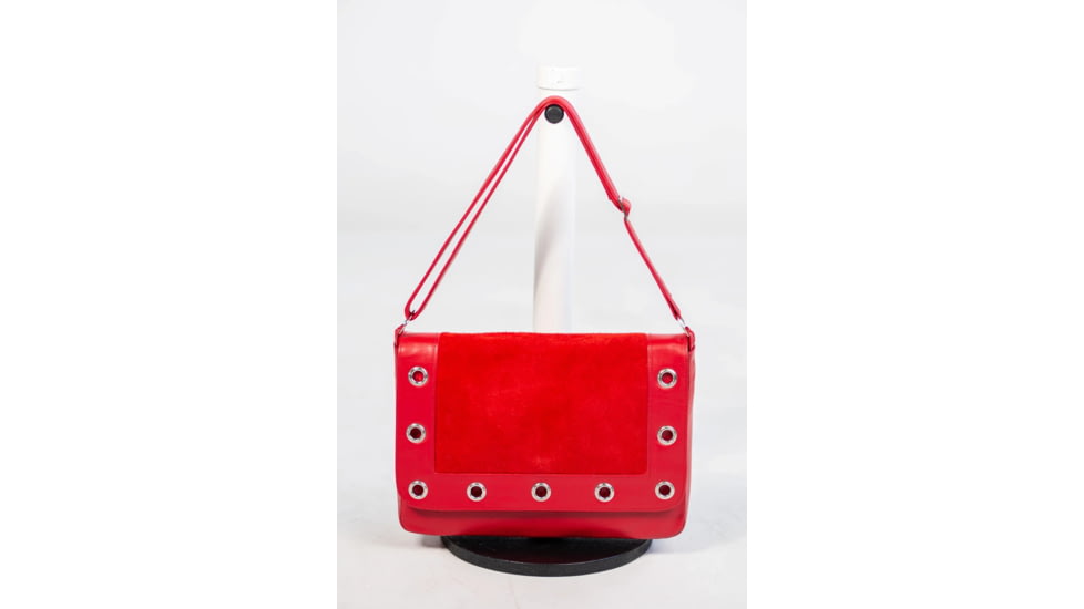 Urbn Chc Io Suede Kevlar Purse, Red Suede, Large, IOREDS002