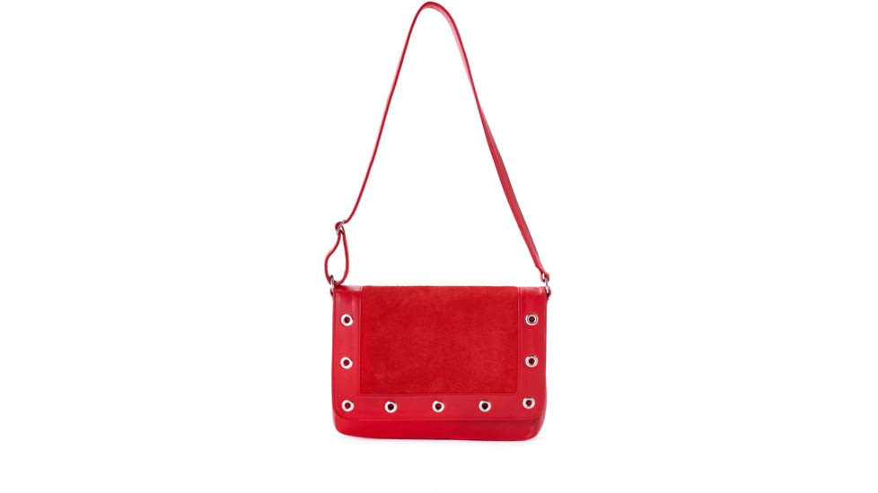 Urbn Chc Io Suede Kevlar Purse, Red Suede, Large, IOREDS002