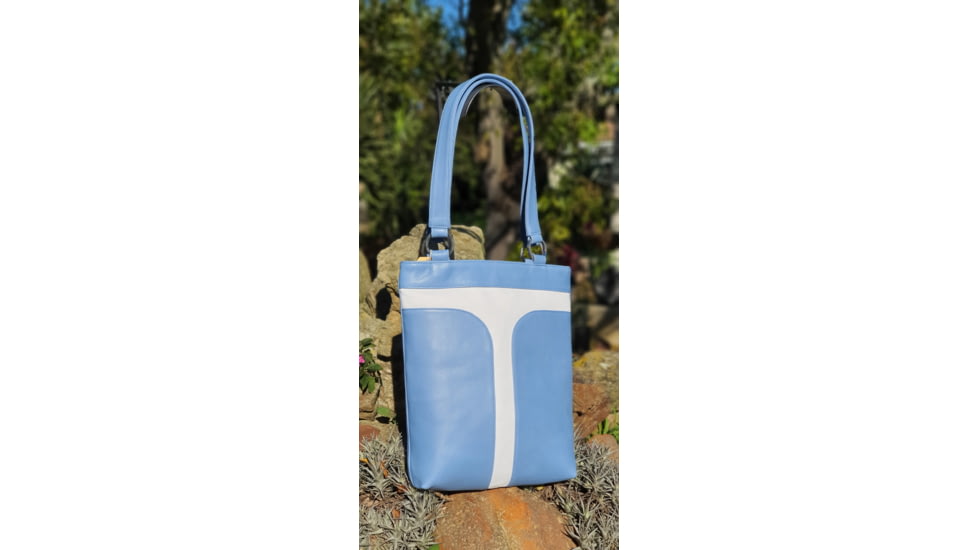 Urbn Chc Santos Kevlar Tote Bag, Santos Ice White/Texas Blue, Large, SANBLU/002
