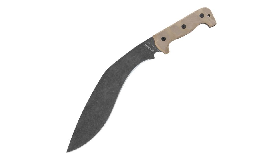 Desert Sand Kukri Knife, 11.5in Blade