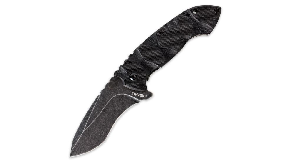 Desert Warrior Assisted Opening Knife, Black, 3.5in Blade