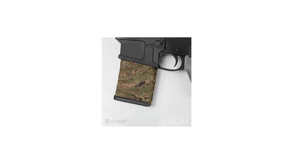US Night Vision .308 Mag Wraps Tiger Stripe 20-Shot Magazine, Tiger Stripe Digital Navy 308M65