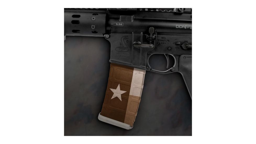 US Night Vision Mag Wraps Rapid Wraps AR Mag Flag Pattern, Texas State Flag 026534