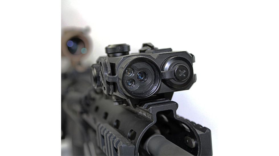 US Night Vision Triad Dual-Beam Class 1 Weapon Laser, .7mW IR Laser,  5mW Green Laser, Black 8766