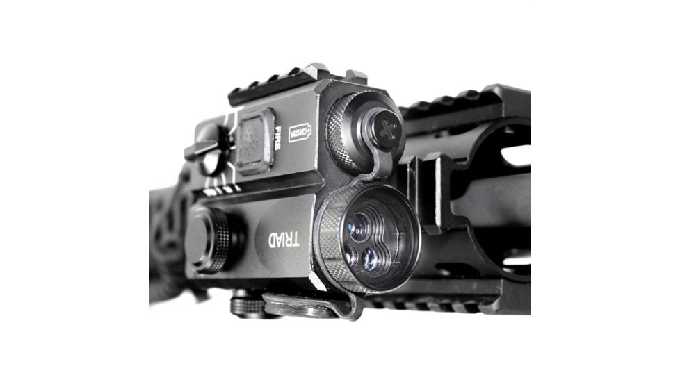 US Night Vision Triad Dual-Beam Class 1 Weapon Laser, .7mW IR Laser,  5mW Green Laser, Black 8766