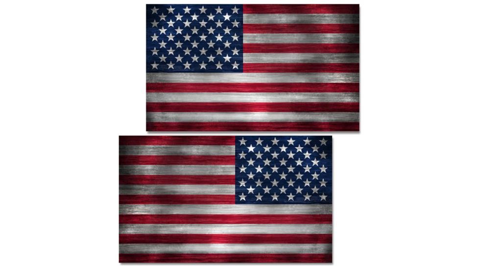 US Night Vision Vehicle Flag Wraps - US Flag Red,White,Blue - Set of Two - Stars Right and Stars Left 706105