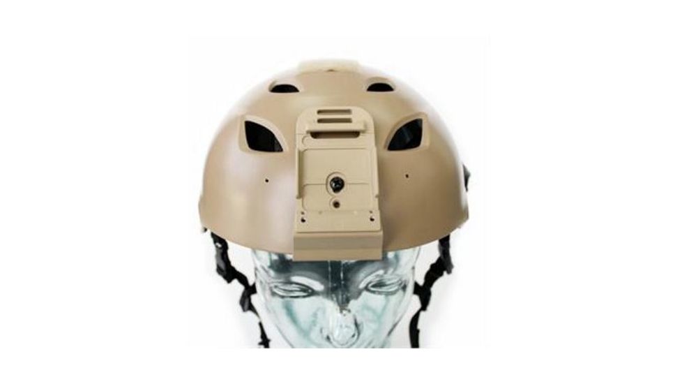 US Night Vision PT Helmet A-Bravo w/Side Rail, Velcro Attachment Points, Pre-Drilled For Night Vision Mount,Tan,2XL 1376
