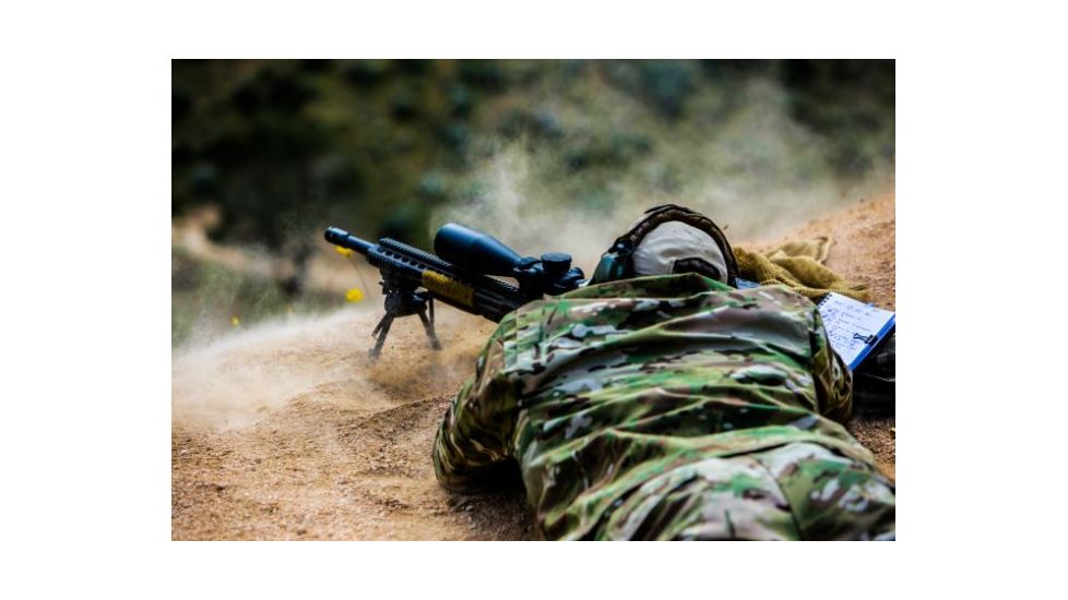U.S. Optics LR-17 Horus Vision H59 H102 FFP Illuminated Reticle 3.2-17x44mm Rifle Scope, Matte Black, LR17-H59-H102