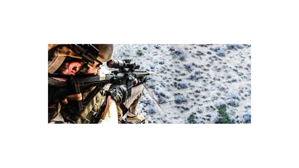 U.S. Optics MR-10 Mil GAP FFP Illuminated Reticle 1.8-10x37mm Rifle Scope, Matte Black, MR-10MIL