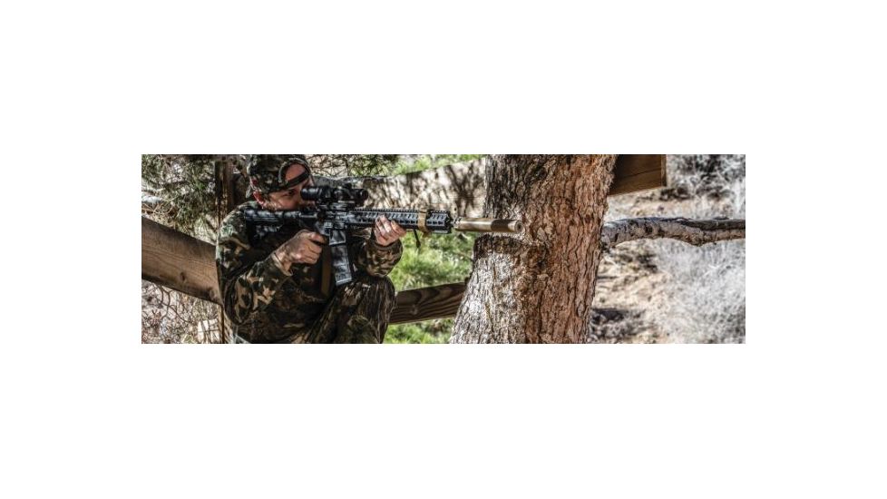 U.S. Optics SR-4C Mil Scale FFP Illuminated Reticle 1-4x22mm Rifle Scope, Matte Black, SR-4C