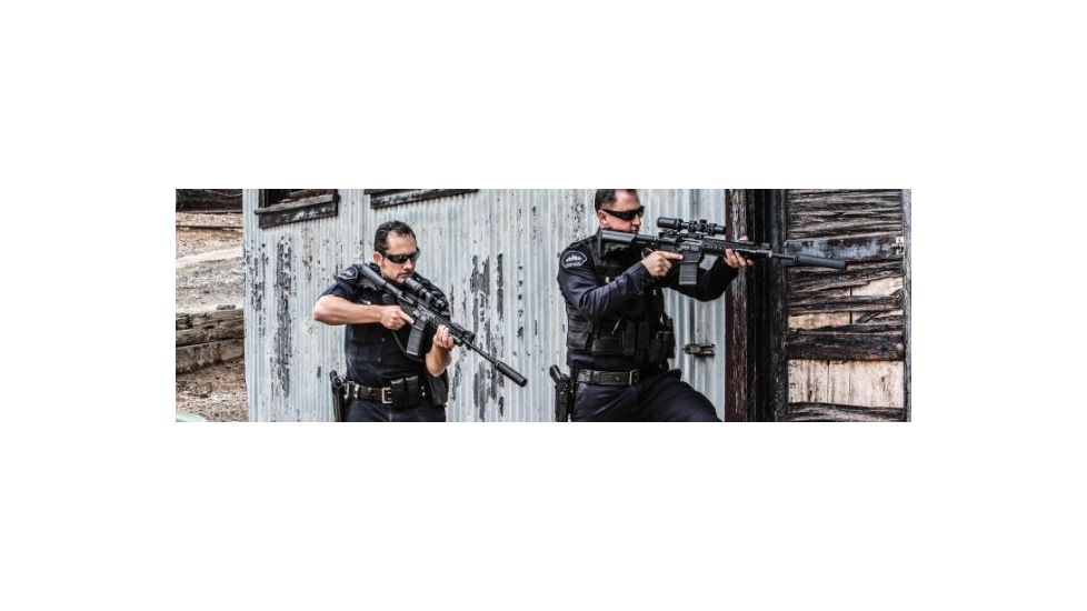 U.S. Optics SR-4C Mil Scale FFP Illuminated Reticle 1-4x22mm Rifle Scope, Matte Black, SR-4C