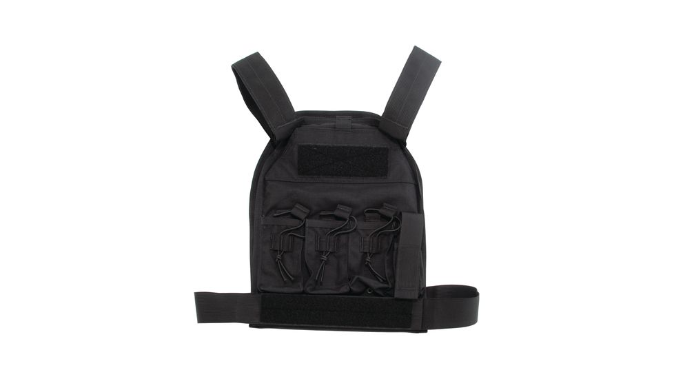 US Palm AR-15 Defender Soft Armor Plate Carrier With One Level IIIA Soft Armor Panel Large/Standard 10x12.5 Inch Panel Black