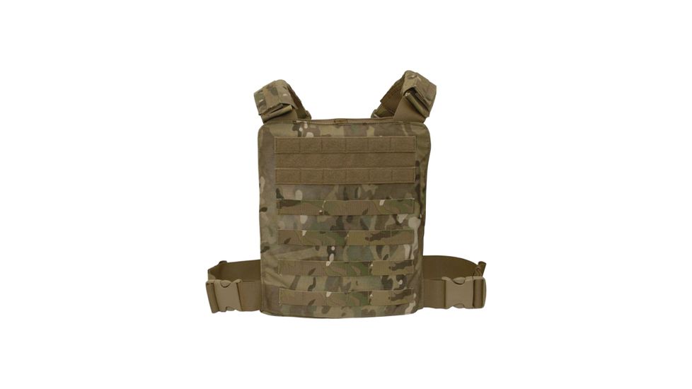 US Palm ASP-C MOLLE Plate Carrier With 2 Level IV Stand Alone Plates Multi Cam Camouflage