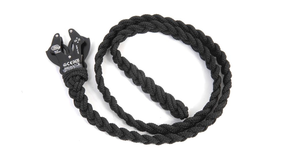 Cynology War Labs Hand Braided 4 Foot Leash with Kong Frog Connector, Black