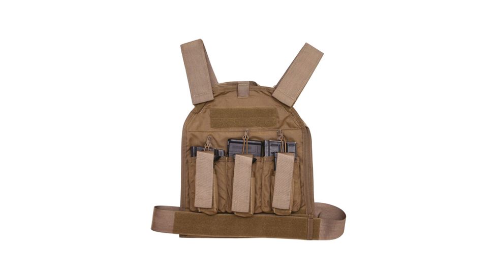 US Palm Defender 308 Soft Armor Plate Carrier With One Level IIIA Soft Armor Panel X-Large 11 X 13.5 Inch Panel Maximum Waist 60 Inches Black